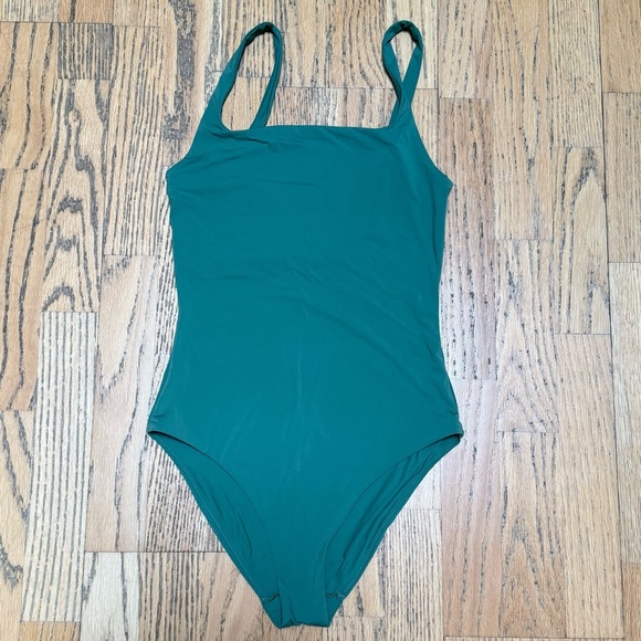 COS One Piece Green Swimsuit size 4 - Picture 1 of 3